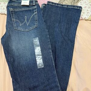 Wrangler Dark Blue Boot Cut Jeans